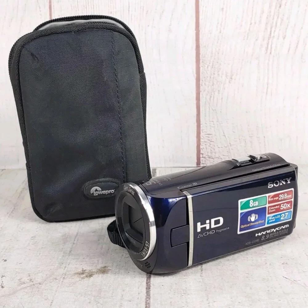 Sony Handycam HDR-CX290 HD 1080p Y2K Digital Camcorder - TESTED WORKING